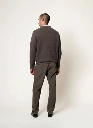 Homecore - Pamuklu Terry Sweatshirt | Koyu Bej