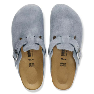 BIRKENSTOCK - Bostons Süet Terlikler | Mavi