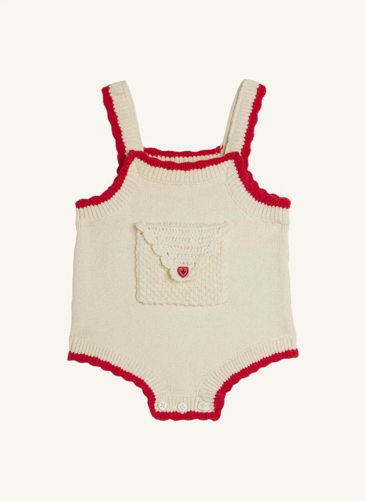 Stella McCartney Kids - Mono de malla | Marfil