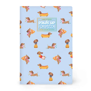 Legami - Çizgili A5 Defter - Resimli Sert Kapak - Köpek