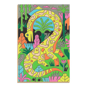 Djeco - Dinosaur World Coloring Book