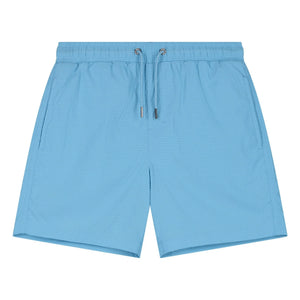 Beachlife - Bañador de natación con textura lisa | Azul Claro