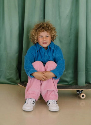 We Are Kids - Elia Kadife Pantolon | Pembe