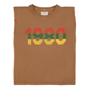 Sisters Department - Alicia Schulterklappen Leinen und Baumwollshirt | Braun