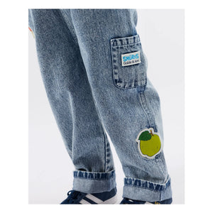 Goldie + Ace - Goldie + Ace x Schtroumpfs Denim Overalls | Blue