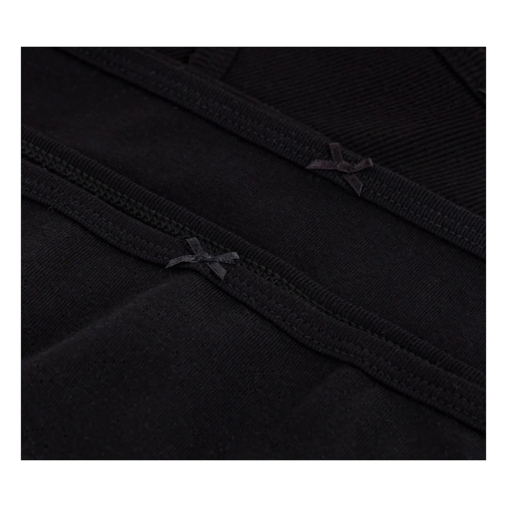 Petit Bateau - 3’lü Organik Pamuk Külot Seti | Siyah