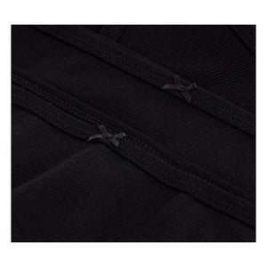 Petit Bateau – Packung mit 3 Slips aus Bio-Baumwolle | Schwarz