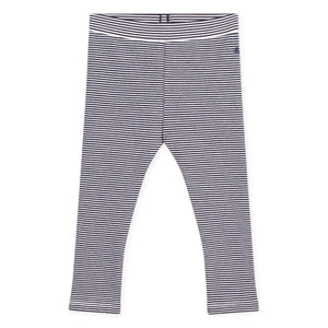 Petit Bateau - Gestreifte Leggings aus Bio-Baumwolle | Marineblau