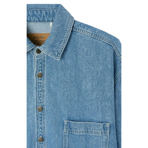 American Vintage - Joybird Camisa de corte holgado | Gris azulado