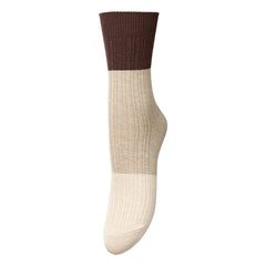 Becksöndergaard - Socken Bam Color Block | Beige