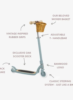 Banwood - Maxi Scooter | Azul Turquesa
