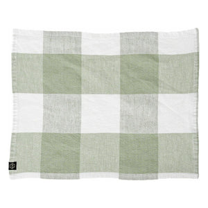 Haomy - Servilleta mestiza Palma II | Verde almendra