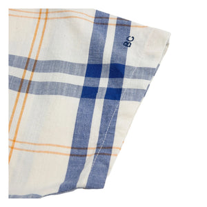 Bobo Choses - Tartan Bio-Baumwollkleid | Ecru