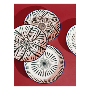 Serax - Baazar Speiseteller, Waww La Table - 4er Set | Grün