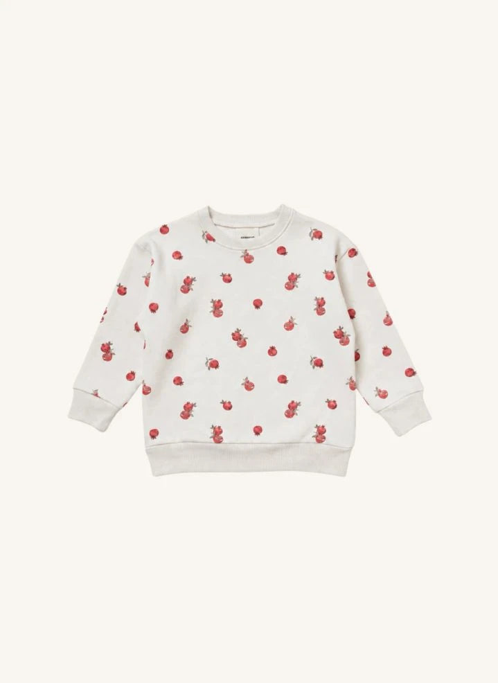 Studio Bohème - Bart Grenades Bio-Baumwoll-Sweatshirt | Ecru