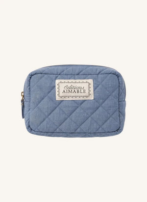 Editions Aimable - Toscana kozmetik çantası | Mavi Chambray