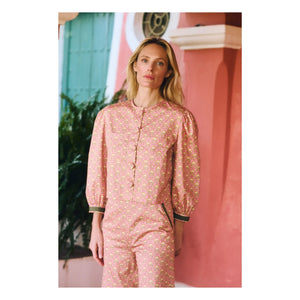 Maria de la Orden - Bristol Cotton Bluse | Pfirsich