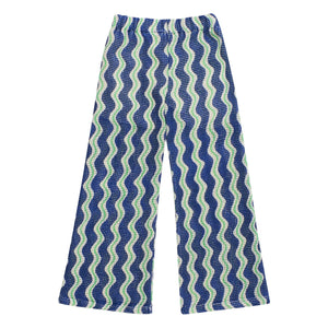 Maison Mangostan - Dalga Häkelhose | Blau
