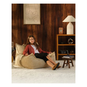 Wigiwama - Sillón club de pana Teen | Marrón claro