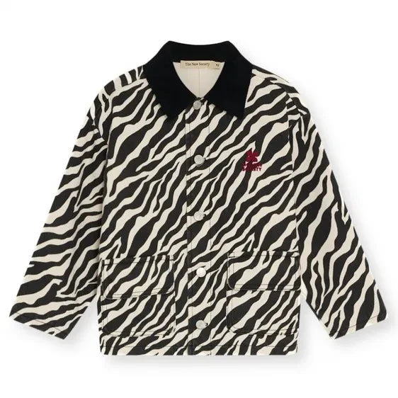 the new society - Dakota Zebra Ceket | Siyah