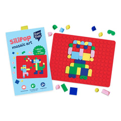 Superpetit - Kit de mosaico con clip Silipop | Rojo