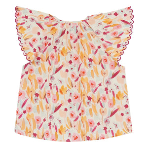 Bonton - Blusa Nuage Fleurie | Crudo