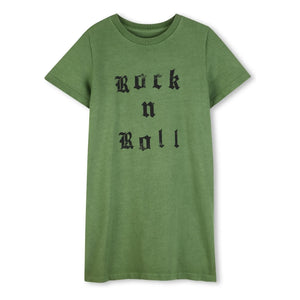 Zadig & Voltaire - Rock N Roll T-Shirt Elbise | Yeşil