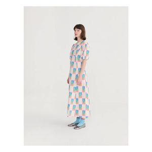 Bobo Choses - Perlbaumwollkleid | Blau