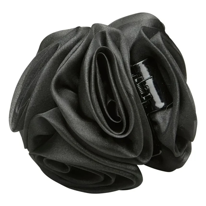 Becksöndergaard - Blumen Organza Haarspange | Schwarz