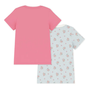 Petit Bateau - Batch 2 Çiçek Desenli Tişörtler | Pembe