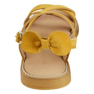 Emile et Ida - Sandalias de piel con tiras cruzadas | Amarillo