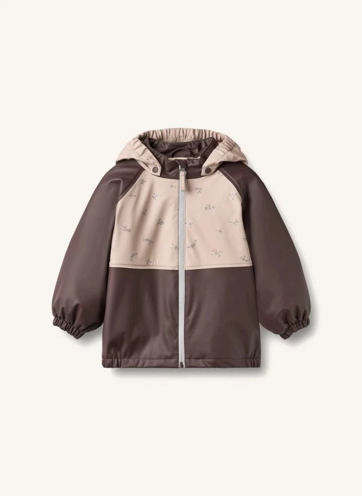 Wheat - Ajojo Thermo-Regenjacke aus recycelten Fasern | Plum