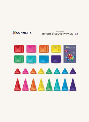 Connetix - Discovery Pack - 32 Pieces | Pastel