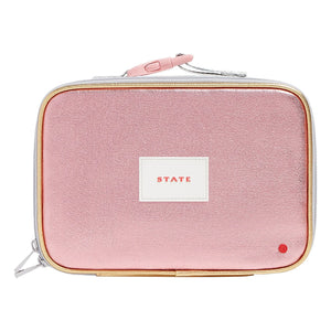 State Bags - Rodgers Kapitone Öğle Yemeği Çantası | Pembe