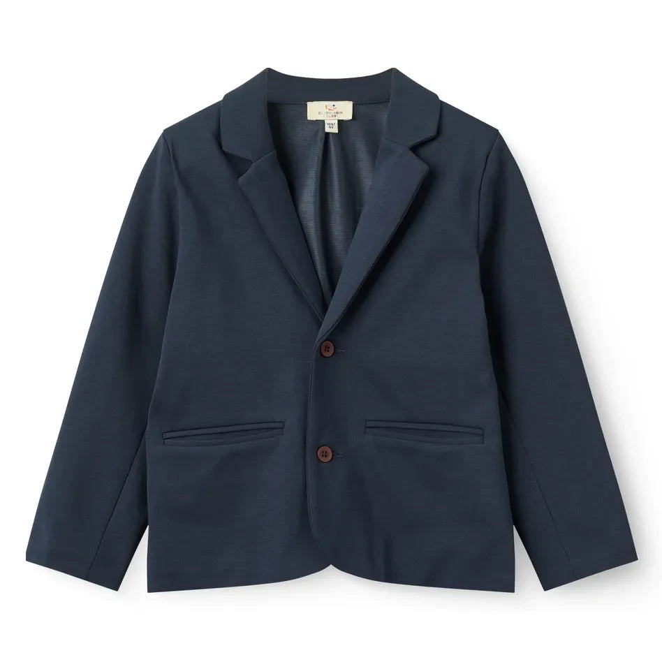 Copenhagen Colors - Esnek Organik Pamuk Blazer | Lacivert