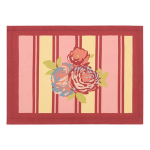 Lisa Corti - Cotton Placemat, Lisa Corti x The Socialite Family | Red
