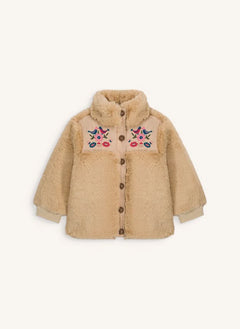 Louise Misha - Rosinna Giacca effetto pelliccia | Marrone