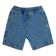 Jenest - Kai Organik Pamuklu Denim Şort | Mavi