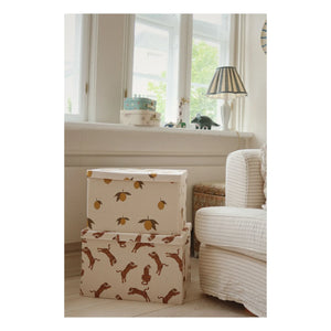 Konges Sløjd - Kick It Kleine Pappkoffer - 2er-Set | Creme