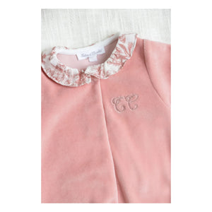 Tartine et Chocolat - Strampelanzug Toile de Jouy | Grau
