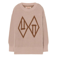 The Animals Observatory - Bull Grafik Pullover | Beige
