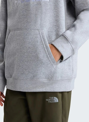 The North Face - Essential Drew Peak Φούτερ με κουκούλα | Γκρι μελανζέ