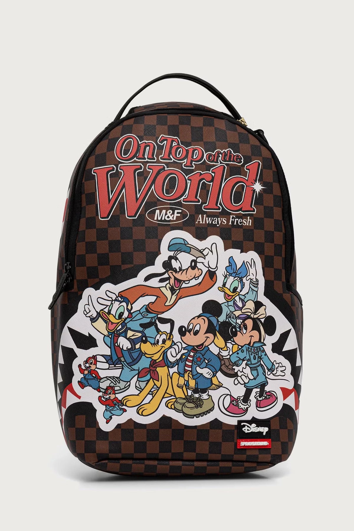 Sprayground - मिकी और दोस्त ब्राउन बैकपैक 910B8840NSZ