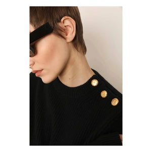 Laurence Bras - Woll-Bobin-Pullover | Schwarz