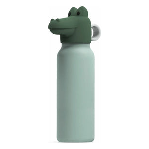 Liewood - Falk Timsah su şişesi - 350 ml | Nane/Yaprak yeşili