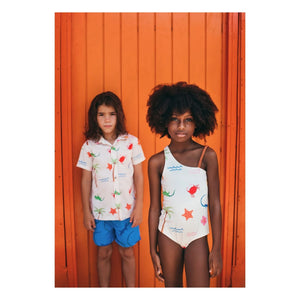 Pepita & Me - Marea Beach Asimetrik Mayo | Ecru