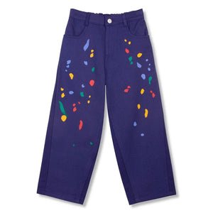 Wynken - Bemalte Jeans | Blau