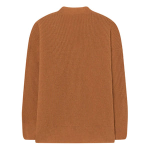 The Animals Observatory - Racoon Unifarbene Strickjacke | Camel