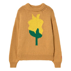 The Animals Observatory - Bull Flower Sweater | Beige
