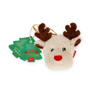 Legami - Juguete de Peluche Decoración Navideña - Reno - Oh-Oh-Ohrnaments